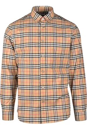 Burberry Skjorte, Herre, , XL, Bomuld, Vintage Check Skjorte