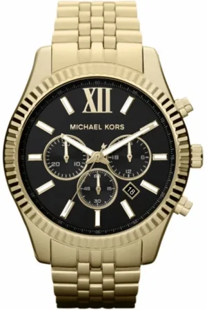 Michael Kors Tilbehør, Herre, Gul, ONE SIZE, Uld, Quartz Ur