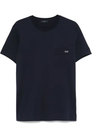 FAY Top, Herre, Sort, M, Sorte T-shirts og Polos