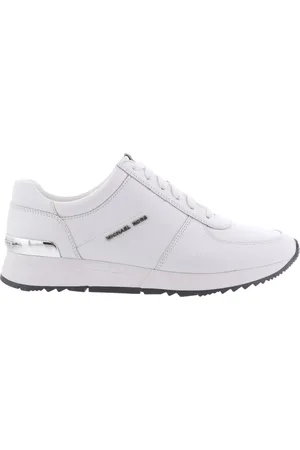 Michael Kors Sko, Dame, Hvid, 38 EU, Læder, Allie Sneakers i læder