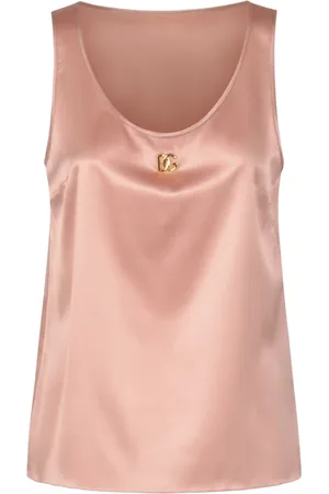 Dolce & Gabbana Top, Dame, Lyserød, XS, Uld, Stilfuld Top til Kvinder