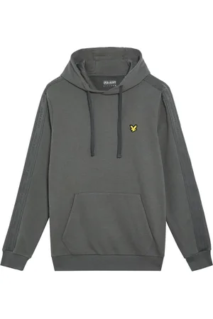 Lyle & Scott Sweathshirts & Hoodies, Herre, Grå, XL, Mid Layers Tape Hoodie