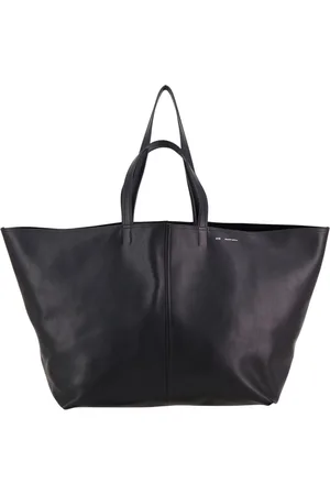 Ami Taske, Dame, Sort, ONE SIZE, Læder, Maxi Tote Taske i Sort Læder