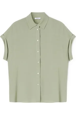 Motivi Bluser & Skjorter, Dame, Grøn, M, Kimonoærmebluse