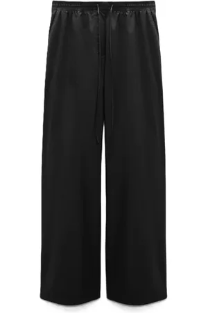 Dorothee Schumacher Bukser, Dame, Sort, L, Bomuld, Poplin Power Bukser Lige Skåret Snøre