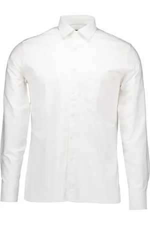 Genti Skjorte, Herre, Hvid, M, Casual Bluser