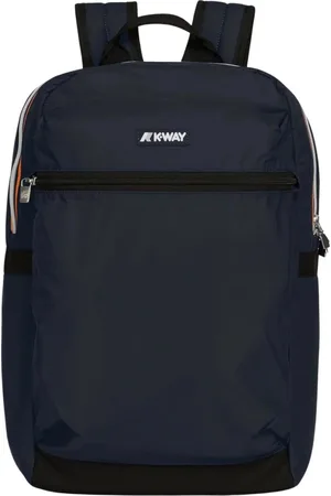 K-Way Taske, Herre, Blå, ONE SIZE, Nylon, Blå alsidig kompakt nylon rygsæk