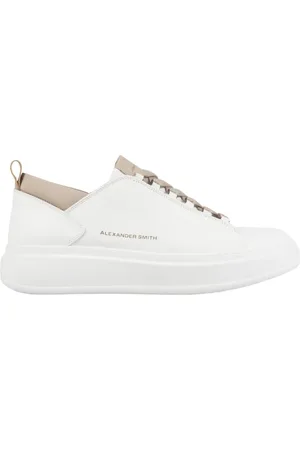 Alexander Smith Sko, Herre, Hvid, 44 EU, Læder, Wembley MAN Dark Ivory