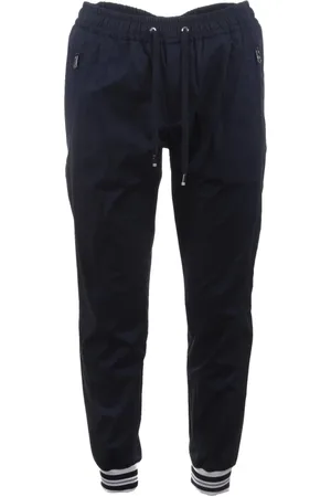 Dolce & Gabbana Bukser, Herre, Sort, XL, Sporty Herre Bukser