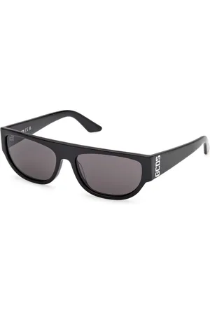 GCDS Tilbehør, unisex, Sort, 56 MM, Sorte solbriller Gd0062 Model 01A