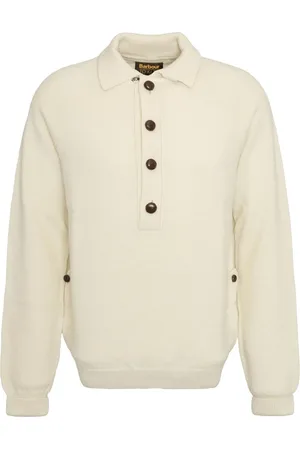 Barbour Strik, Herre, , S, Uld, Krave Pullover Kridt