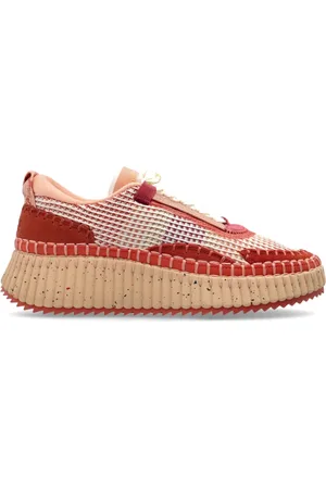 Chloé Sko, Dame, Lyserød, 38 EU, Uld, Nama sneakers