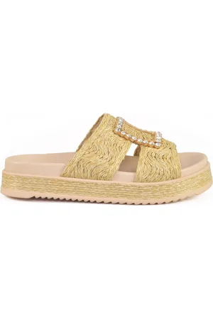 Emanuélle vee Sko, Dame, , 39 EU, Raffia Sandal med Gummisål