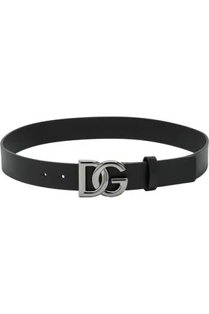 Dolce & Gabbana Tilbehør, Herre, Sort, 100 CM, Uld, Stilfuldt Bælte til Moderigtigt Look