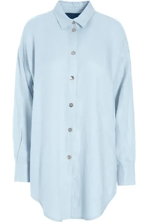 Bitte Kai Rand Bluser & Skjorter, Dame, Blå, S, Linned, Luftig Linnedskjorte Cool