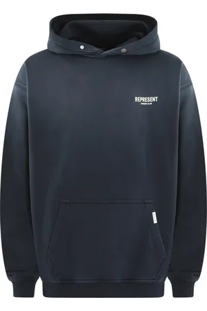 Represent Sweathshirts & Hoodies, Herre, Blå, S, Ejere Klub Hættetrøje
