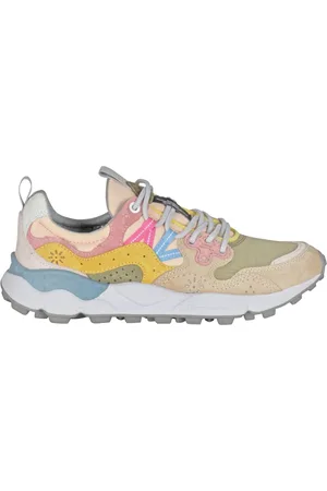 Flower Mountain Sko, Dame, Flerfarvet, 36 EU, Læder, Yamano Dame Sneakers Ruskind Tekstil