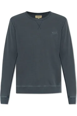 Woolrich Sweathshirts & Hoodies, Herre, Blå, M, Bomuld, Sweatshirts & Hoodies