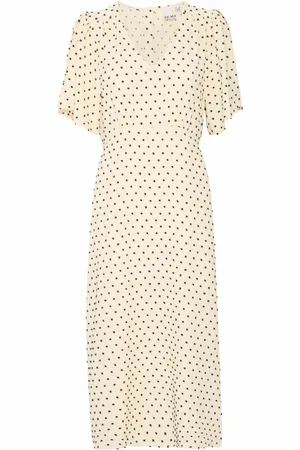 Ichi Kjole, Dame, , 2XL, Polyester, Feminin Kjole med Flæseærmer