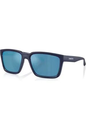 Arnette Tilbehør, Herre, Blå, 57 MM, Blå Matte Solbriller AN 4346