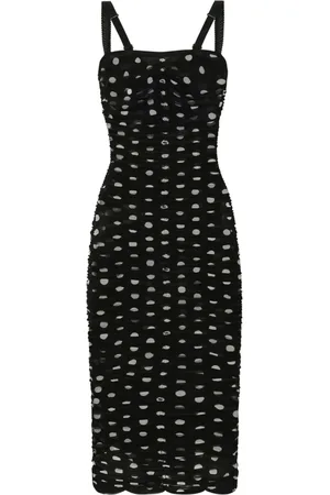 Dolce & Gabbana Kjole, Dame, Sort, S, Elegant Sort Kjole til Kvinder