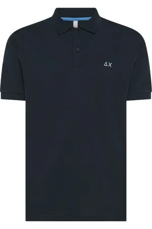 sun68 Top, Herre, Blå, 3XL, Bomuld, Blå Polo Bluser Kortærmet