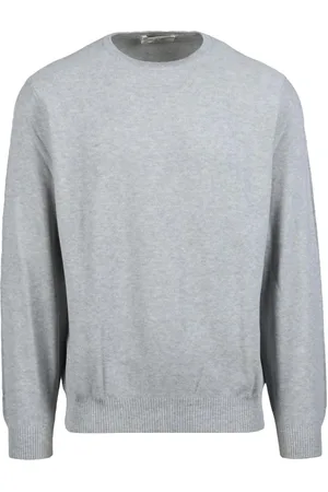 FILIPPO DE LAURENTIIS Strik, Herre, Grå, 3XL, Bomuld, Bomuldssweater - Stilfuldt design