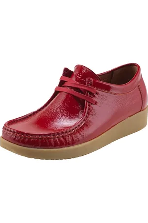 Nature Sko, Dame, Rød, 40 EU, Bomuld, Alba Sko Leather
