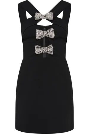 Rebecca Vallance Kjole, Dame, Sort, S, Sort Halterneck A-Line Kjole