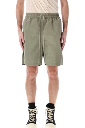 Rick Owens Shorts, Herre, Grøn, M, Polyester, Celadon Boxers Elastisk Talje Shorts