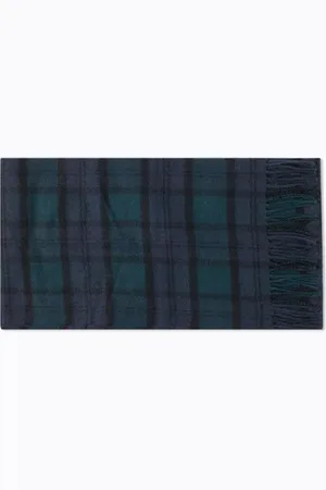 Barbour Tilbehør, Dame, Sort, ONE SIZE, Uld, Tartan Uld Tørklæde
