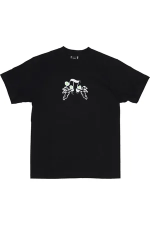 Huf Top, Herre, Sort, XL, Bomuld, Sort Song Tee Kortærmet T-shirt