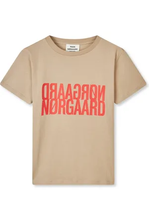 Mads Norgaard Top, Dame, , 2XL, Bomuld, Klassisk Tee Trench Coat Melange