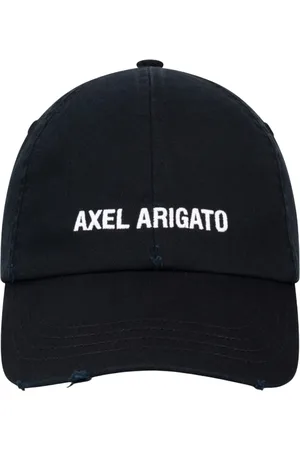 Axel Arigato Tilbehør, unisex, Sort, ONE SIZE, Bomuld, AA Logo Cap