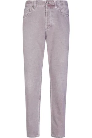 ELEVENTY Jeans, Herre, Lilla, W40, Bomuld, Afslappet pasform Denim Bomuldsbukser