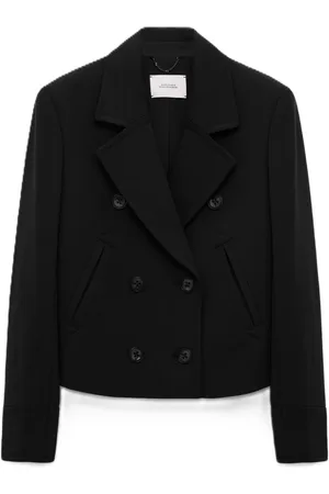 Dorothee Schumacher Jakke, Dame, Sort, XS, Twisted Lightness Boxy Jacket