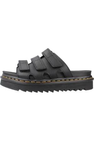 Dr. Martens Sko, Dame, Sort, 40 EU, Raine Slide Sandaler