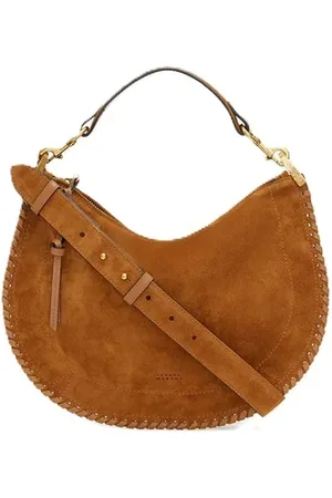 Isabel Marant Taske, Dame, Brun, ONE SIZE, Uld, Blød lynlås taske med aftageligt håndtag
