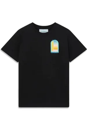 Casablanca Top, Herre, Sort, L, Bomuld, Farverig T-shirt
