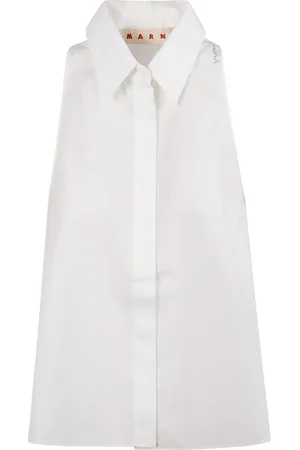 Marni Bluser & Skjorter, Dame, Hvid, M, Uld, Stilfulde Skjorter Kollektion