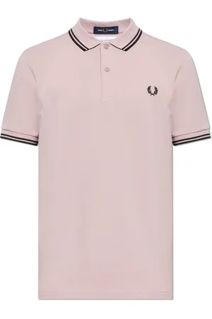 Comme des Garçons Top, Herre, Lyserød, XS, Bomuld, Polo med print