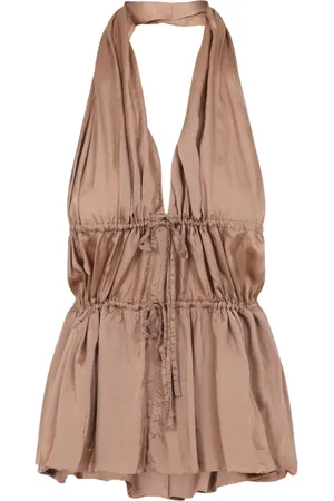 DRIES VAN NOTEN Top, Dame, Brun, 3XS, Ceana Top