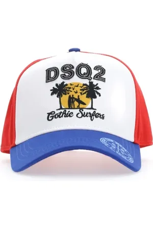 Dsquared2 Tilbehør, Herre, Flerfarvet, ONE SIZE, Uld, Dsq2 Cap, One Size