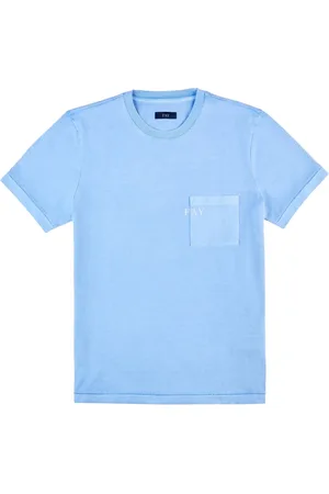 FAY Top, Herre, Blå, S, Klar Blå T-shirts og Polos
