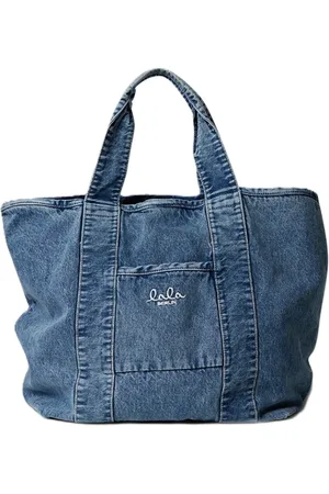 LALA BERLIN Taske, Dame, Blå, ONE SIZE, Denim, Denim East West Tote Taske
