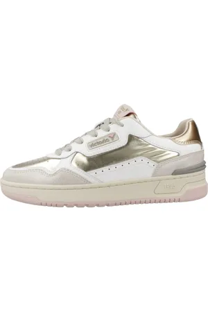 victoria Sko, Dame, Gul, 38 EU, Metallic Soft Sneakers