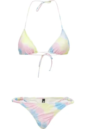 Reina Olga Badetøj, Dame, Flerfarvet, M, Nylon, Scrunchie Bikini i Pastelfarver