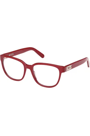 GCDS Tilbehør, unisex, Rød, 53 MM, Mode Briller i Farve 066