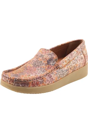 Nature Sko, Dame, Flerfarvet, 38 EU, Elin Loafer Metallic Print