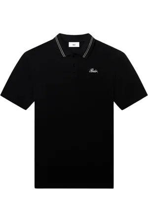 BALR. Top, Herre, Sort, L, Bomuld, Tape Polo Jet Sort